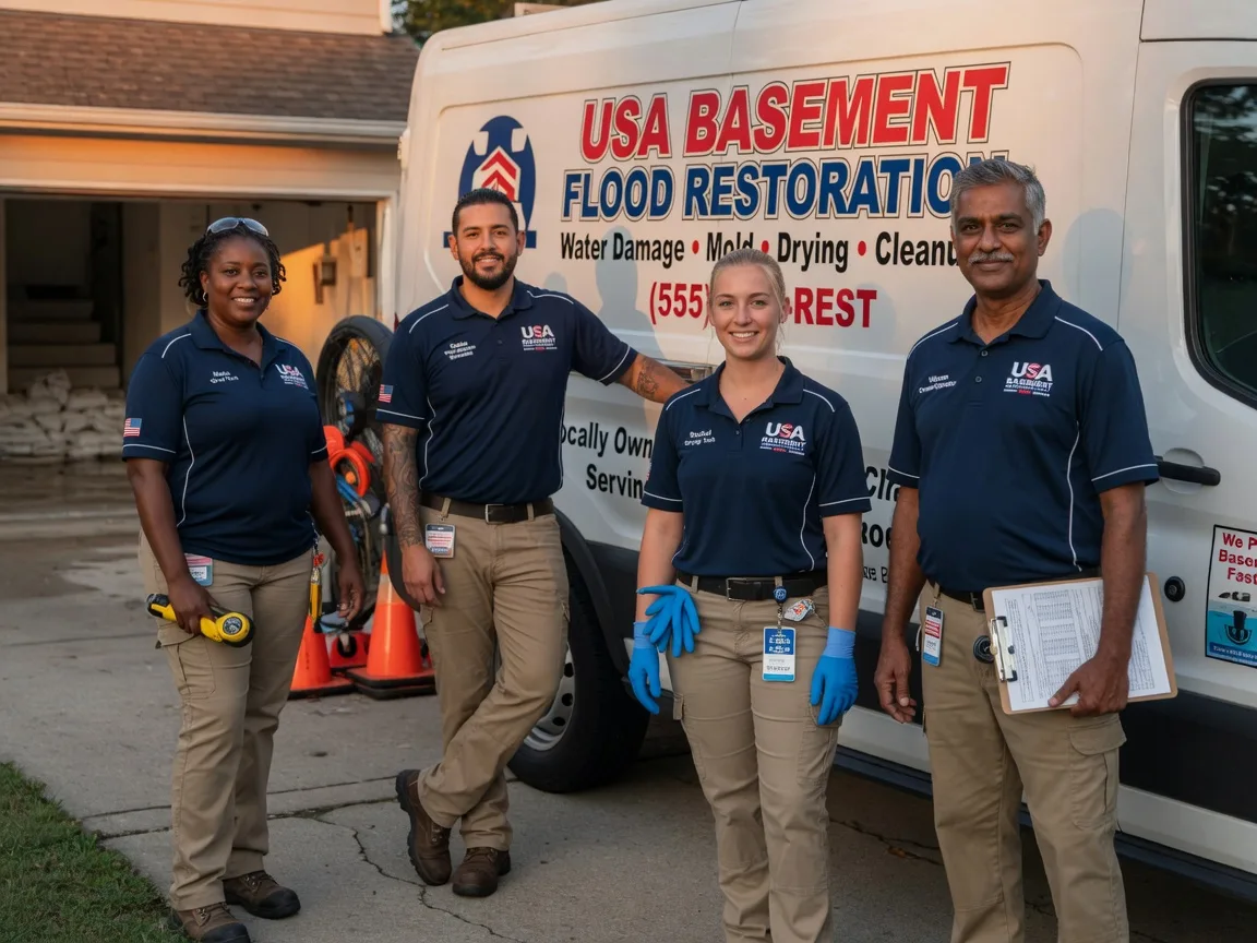 Basement Flood Cleanup company in Edwards, IL