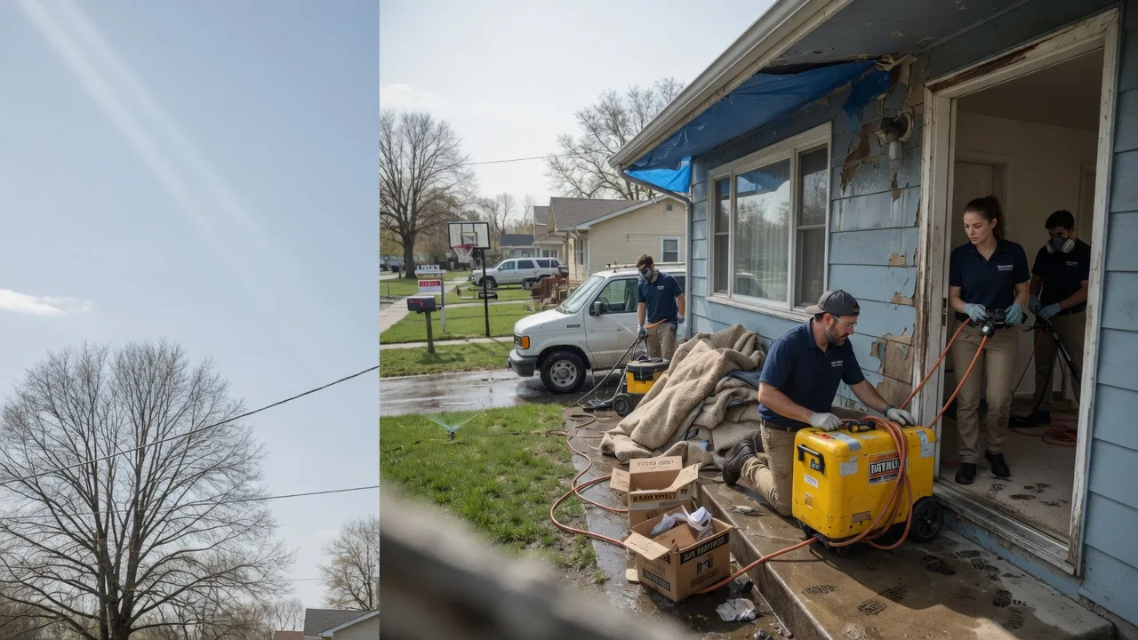 Basement Flood Cleanup in Edwards, IL near me